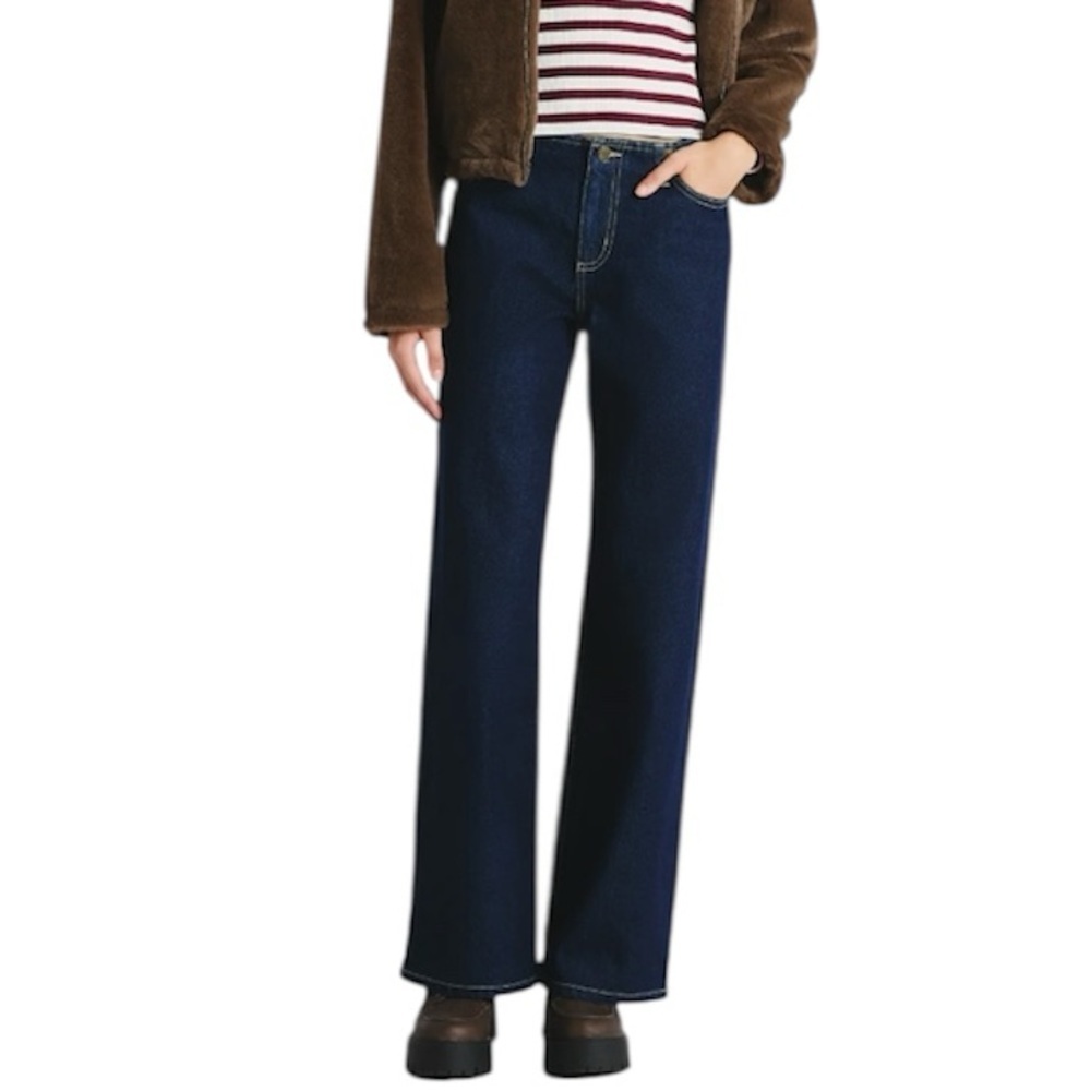 NEW No Boundaries Baggy Wide Leg Jeans 31.5'' Inseam Women's Medium 8-10